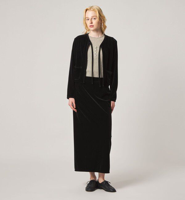 STEVEN ALAN「＜Steven Alan＞ベロア ボレロ カーディガン」|カーディガン|