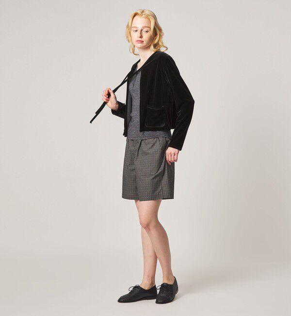 STEVEN ALAN「＜Steven Alan＞ベロア ボレロ カーディガン」|カーディガン|
