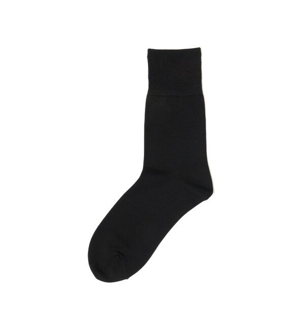 Demi-Luxe BEAMS 「シルク ショートソックス」|ソックス|BLACK