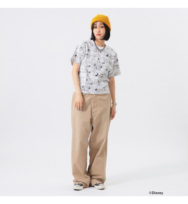 BEAMSBOY「【別注】Champion / ミッキーマウス＆ミニーマウス / Tシャツ」|Tシャツ・カットソー|