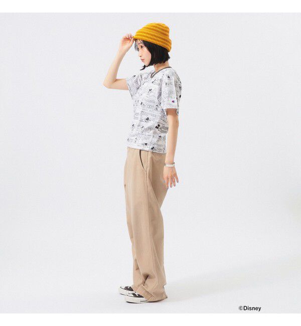 BEAMSBOY「【別注】Champion / ミッキーマウス＆ミニーマウス / Tシャツ」|Tシャツ・カットソー|
