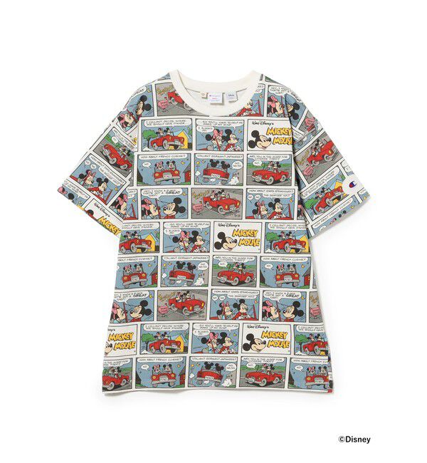 BEAMSBOY「【別注】Champion / ミッキーマウス＆ミニーマウス / Tシャツ」|Tシャツ・カットソー|