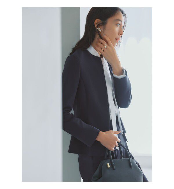 Demi-Luxe BEAMS 「コットン リボンタイ シャツ」|シャツ・ブラウス|