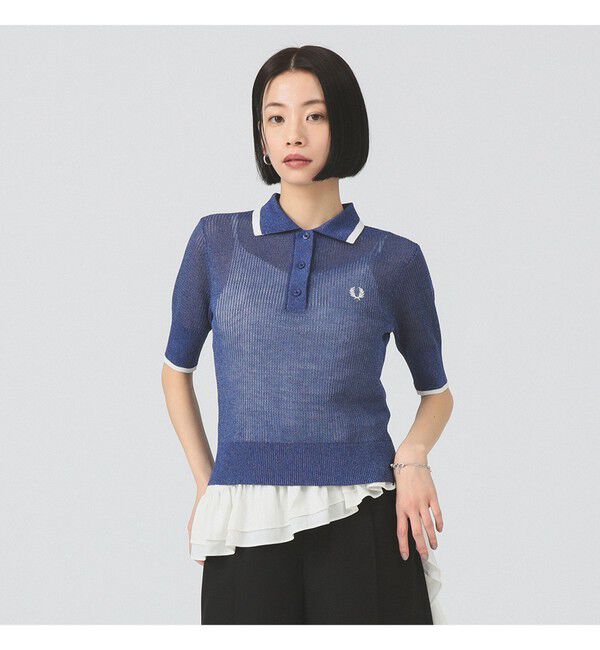 Ray BEAMS 「【別注】FRED PERRY / リブ ニット ポロシャツ」|ポロシャツ|