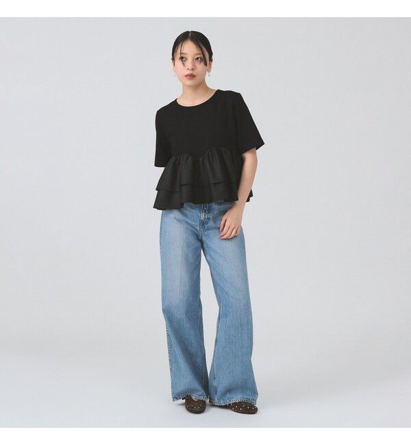 Ray BEAMS 「ティアード キリカエ Tシャツ」|Tシャツ・カットソー|