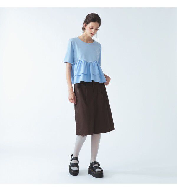 Ray BEAMS 「ティアード キリカエ Tシャツ」|Tシャツ・カットソー|
