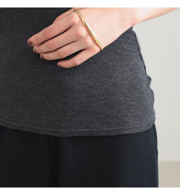 Demi-Luxe BEAMS 「AK+1 / レイヤード リブ タンクトップ」|Tシャツ・カットソー|