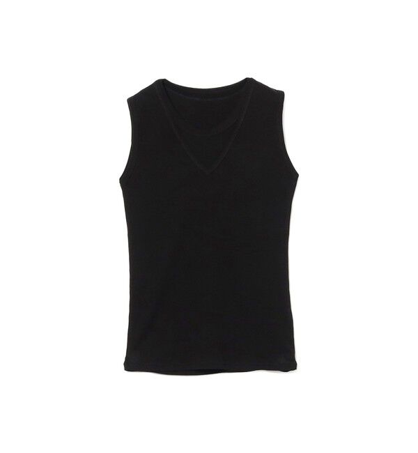 Demi-Luxe BEAMS 「AK+1 / レイヤード リブ タンクトップ」|Tシャツ・カットソー|