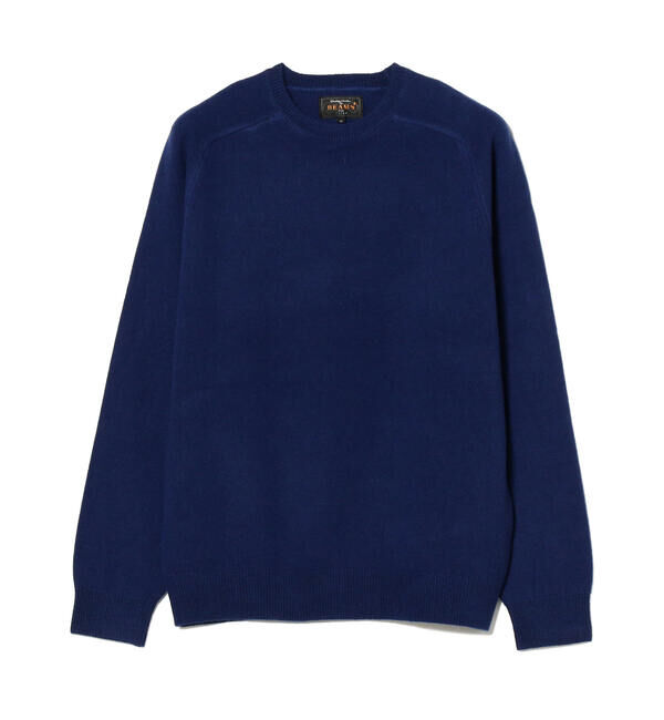 BEAMS PLUS「Crew 9G」|ニット・セーター|BLUE