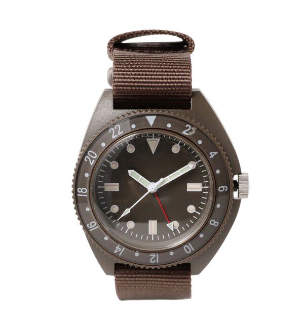 BEAMS PLUS「MIL TRAVEL WATCH TYPE-P24」|腕時計|OLIVE