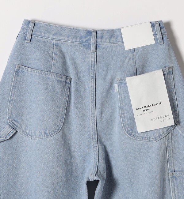 SHIPS any「《一部追加予約》SHIPS any:〈洗濯機可能〉コクーンペインター デニムパンツ［SHIPS any DENIM］」|デニム|