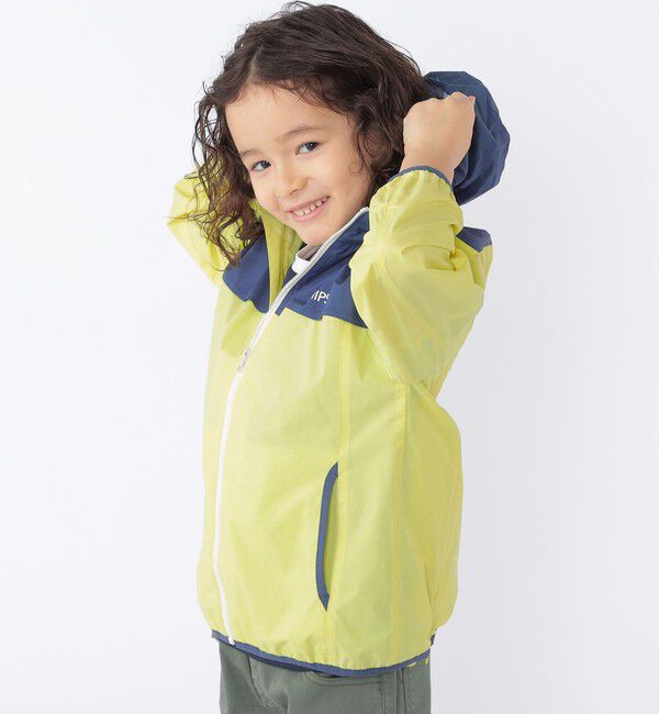 SHIPS KIDS「SHIPS KIDS:100～130cm /〈撥水/洗濯機可能〉ジップアップ パーカ」|ブルゾン・スタジャン|ネイビー
