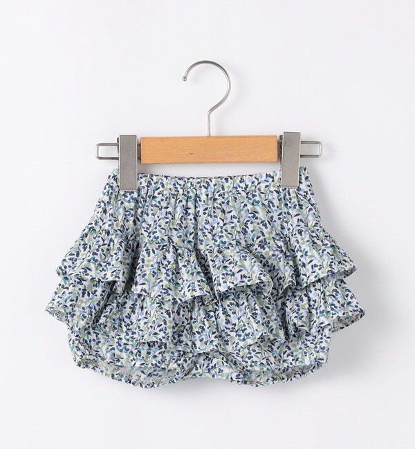 SHIPS KIDS「SHIPS KIDS:70～80cm / フラワー フリル セット ロンパース」|ロンパース|
