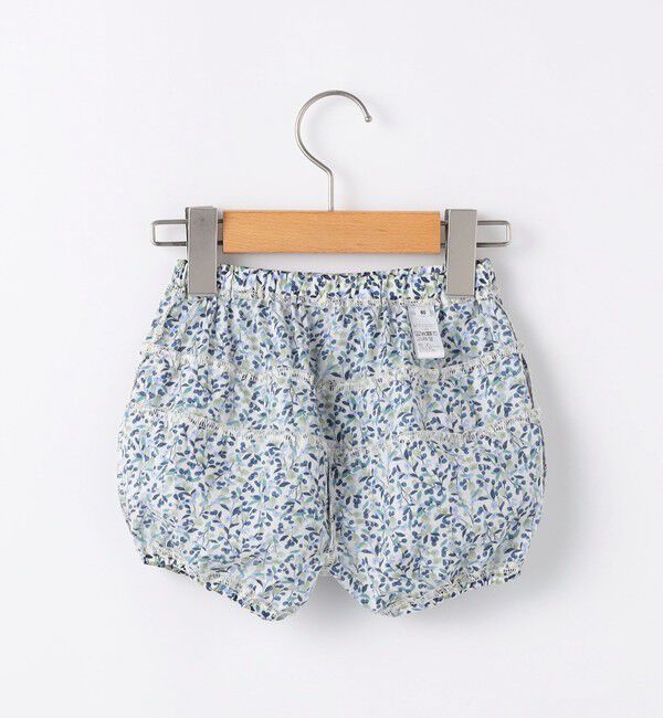 SHIPS KIDS「SHIPS KIDS:70～80cm / フラワー フリル セット ロンパース」|ロンパース|