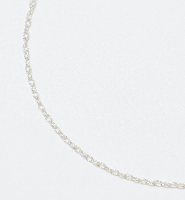 SHIPS「City Ambient Products: SILVER925 GROOVE OVAL CHAIN NECKLACE」|ネックレス|