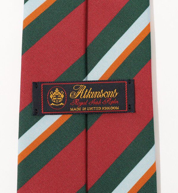 TOMORROWLAND GOODS「Atkinsons アイリッシュポプリン レジメンタルストライプネクタイ」|ネクタイ・蝶ネクタイ|