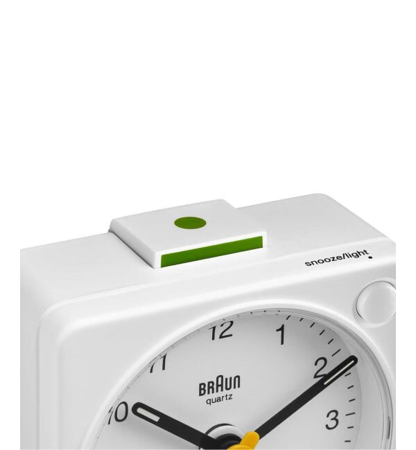HIROB「BRAUN ALARM CLOCK WHITE BC02XW」|クロック・置時計|