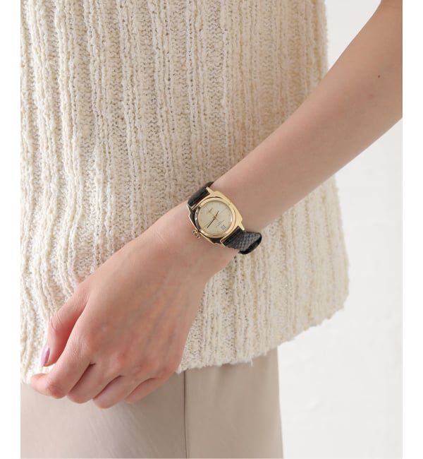 HIROB「《予約》VAGUE WATCH CO. Coussin Sophie 28mm heavy wavy YG」|腕時計|