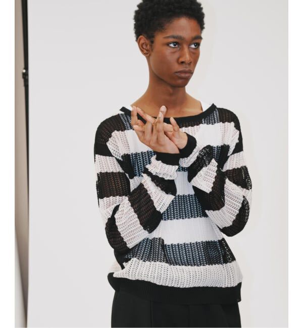 JOINT WORKS「NOCTO ARCHIVE/ノクト アーカイブ Mesh Knit Pullover」|ニット・セーター|