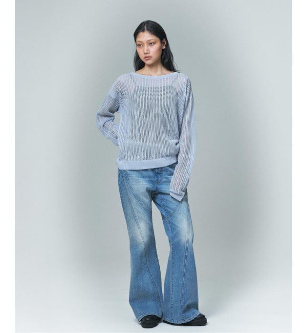 JOINT WORKS「NOCTO ARCHIVE/ノクト アーカイブ Mesh Knit Pullover」|ニット・セーター|
