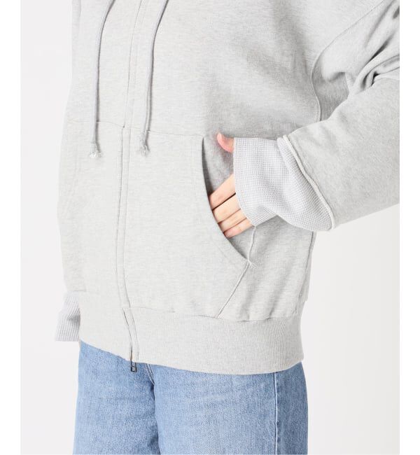 JOINT WORKS「≪予約≫RUSSELL ATHLETIC / ラッセル アスレティック 別注 Layered Zip Hoodie」|パーカー|