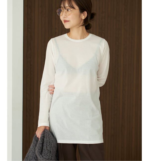 Plage「《追加》LIGHT SHEER LONG Tシャツ 2」|Tシャツ・カットソー|