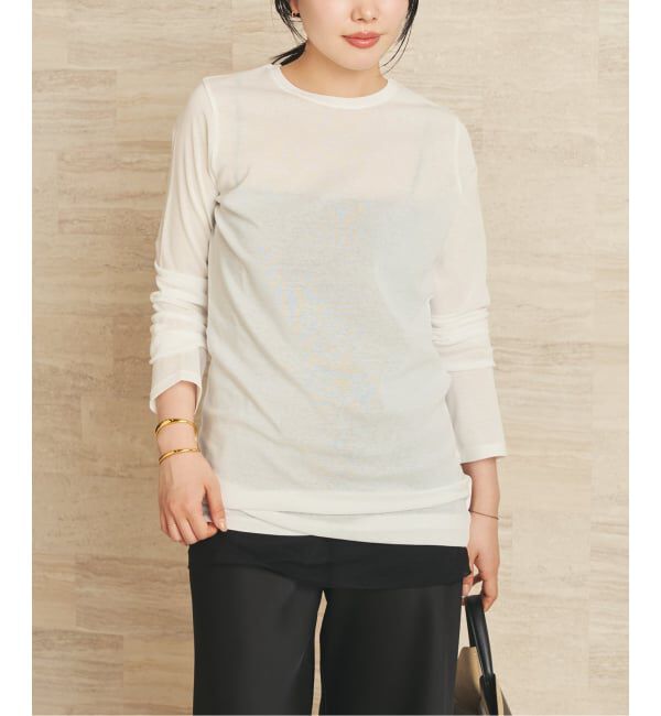 Plage「《追加》LIGHT SHEER LONG Tシャツ 2」|Tシャツ・カットソー|