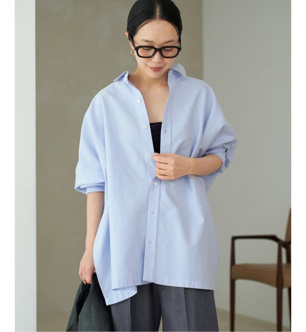 Plage「《追加予約》Light OX Poncho シャツ 5」|シャツ・ブラウス|