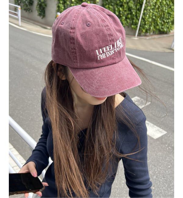 JOURNAL STANDARD「別注【J.J.Mercer / ジェイジェイマーサー】 LOGO CAP」|キャップ・キャスケット|ボルドー