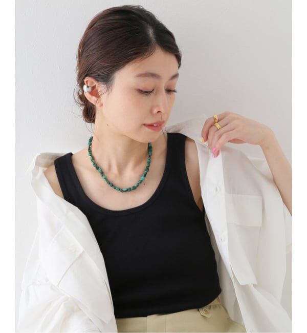 JOURNAL STANDARD relume「《追加2》オーガニックコットンマルドウテレコタンクトップ」|タンクトップ|ブラック