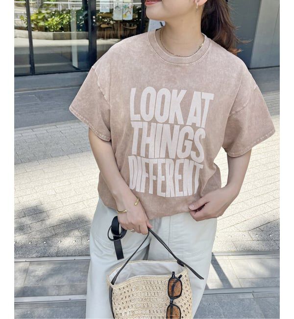 JOURNAL STANDARD「《追加4》ラウンドヘムピグメントT」|Tシャツ・カットソー|