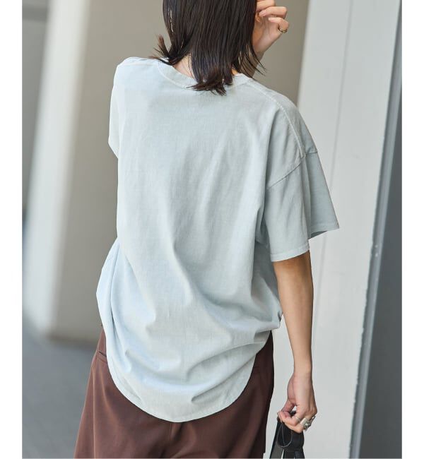 JOURNAL STANDARD「《追加4》ラウンドヘムピグメントT」|Tシャツ・カットソー|