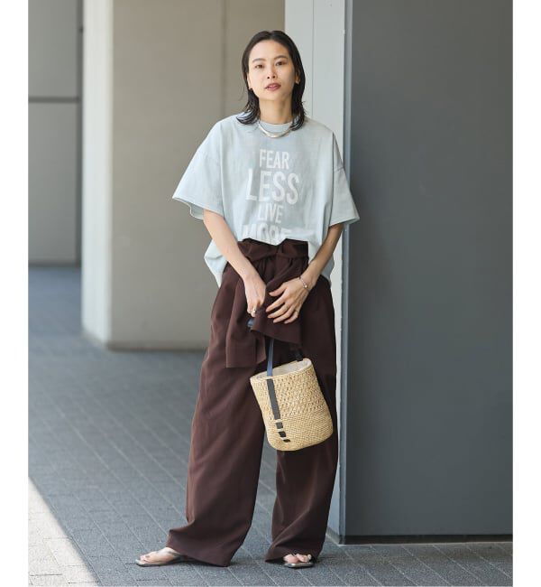 JOURNAL STANDARD「《追加4》ラウンドヘムピグメントT」|Tシャツ・カットソー|