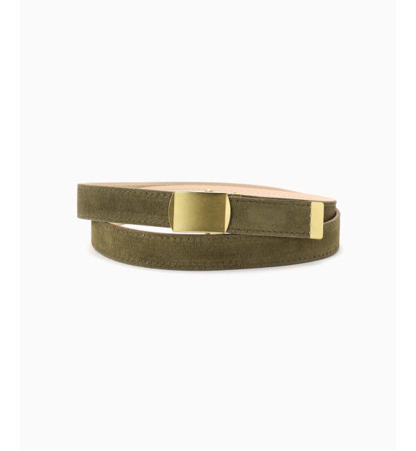 JOURNAL STANDARD「MASTER&Co. &times; JOURNAL STANDARD / 別注 VELOUR 24mm BELT」|ベルト|カーキ