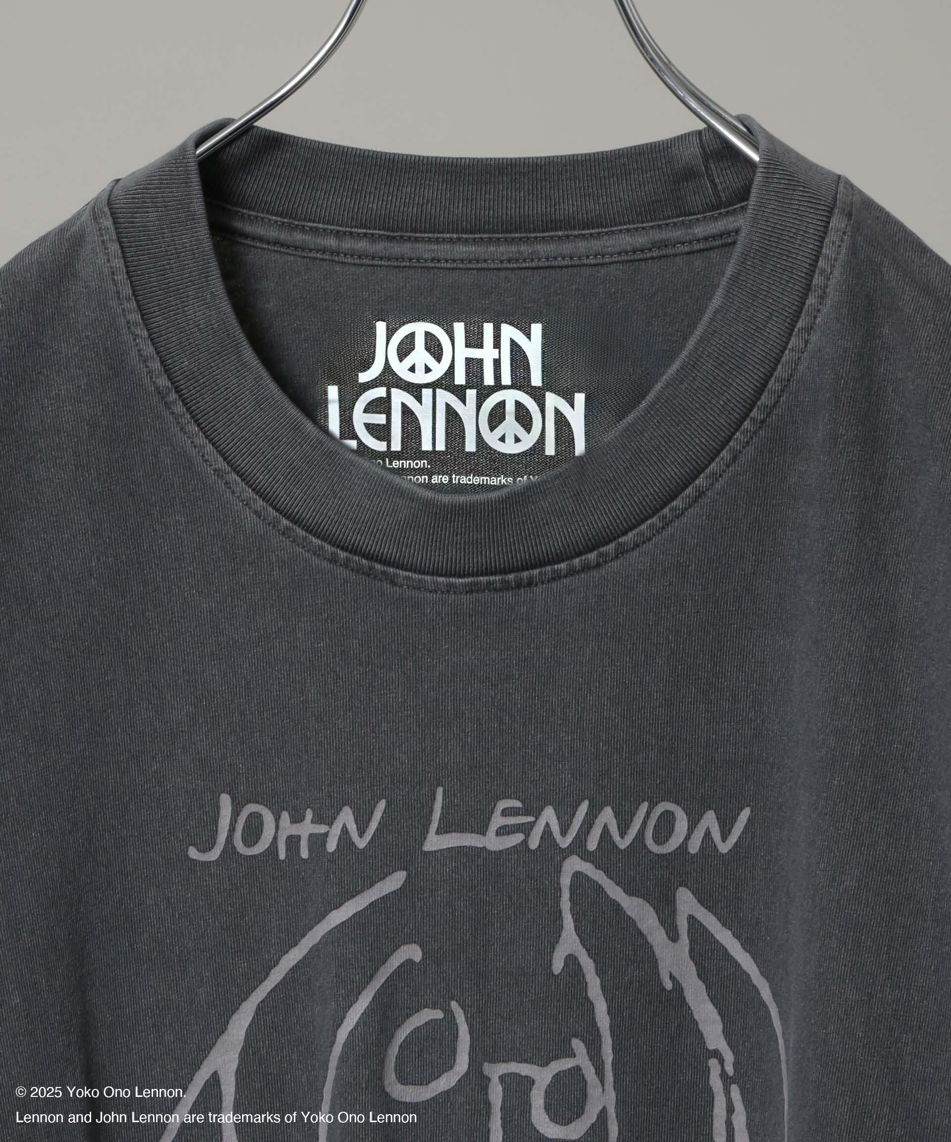 nano･universe「「HOTEL PALACE」John Lennon ピグメントL/S TEE」|Tシャツ・カットソー|