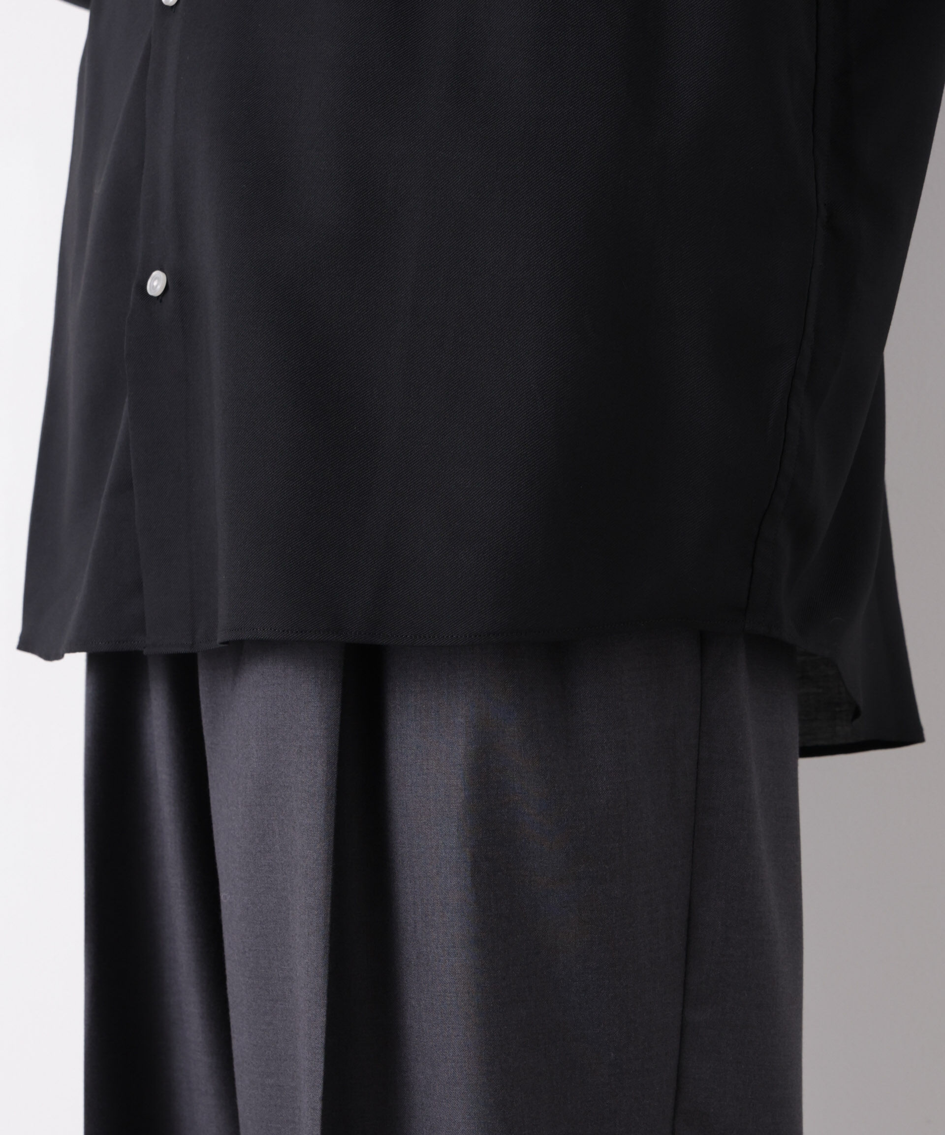  「｢OtoNANO｣LIM-BRESS ワイドシャツ 長袖」|シャツ・ブラウス|