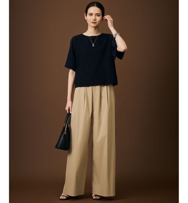 自由区「テクスチャージャージーレーシー カットソー」|Tシャツ・カットソー|