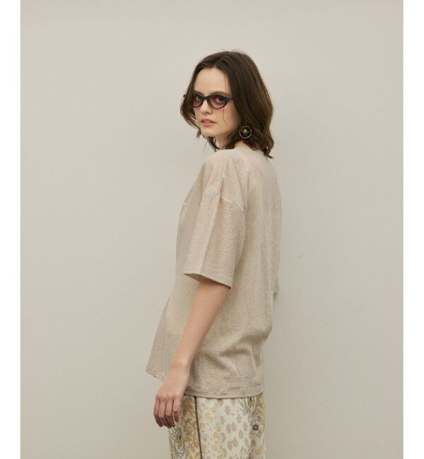 GRACE CONTINENTAL「タックロゴTシャツ」|Tシャツ・カットソー|