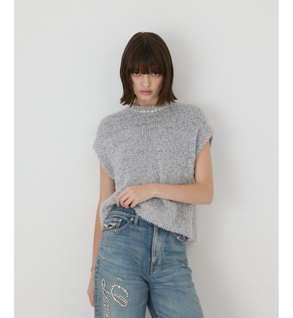GRACE CONTINENTAL「【イベント店舗・ONLINE STORE先行アイテム】グリッターニットトップ」|その他|
