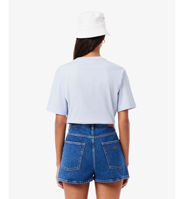 LACOSTE「ハイクオリティ ピマコットン仕立て ワンポイントソフトタッチ半袖Tシャツ」|Tシャツ・カットソー|