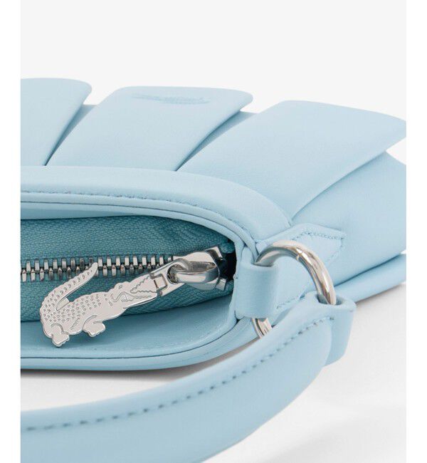 LACOSTE「LENGLEN  レザープリーツバッグ」|ハンドバッグ|
