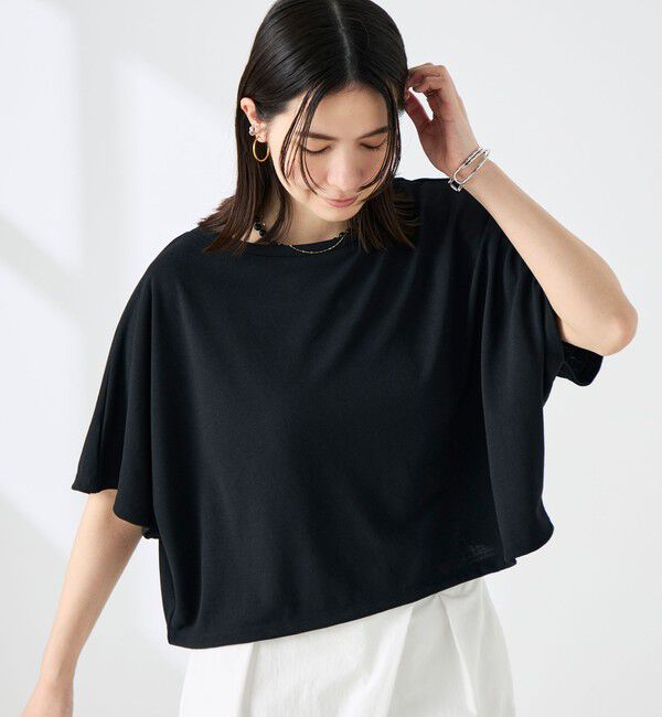 NOLLEY'S「《アンサンブル対応》ウォッシャブルイージーケアカノコケーププルオーバー」|Tシャツ・カットソー|