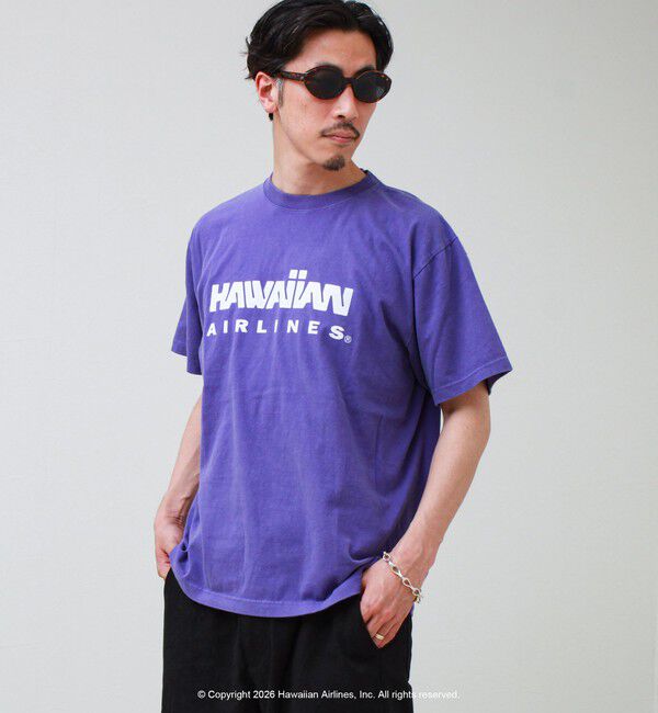GLOSTER「【GOOD ROCK SPEED】HAWAIIAN AIRLINE ロゴTシャツ」|Tシャツ・カットソー|