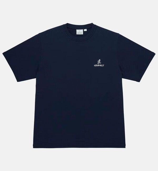GLOSTER「【GRAMICCI/グラミチ】ワンポイントロゴTEE」|Tシャツ・カットソー|ネイビー