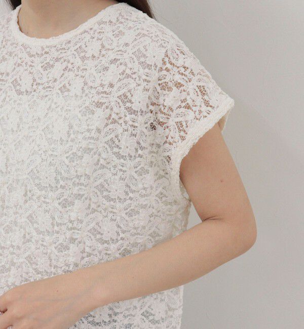 fredy emue「レースレイヤードフレンチプルオーバー」|Tシャツ・カットソー|