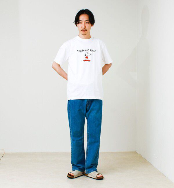 GLOSTER「PEANUTS&times;BEEFY-T クルーネックTシャツ」|Tシャツ・カットソー|
