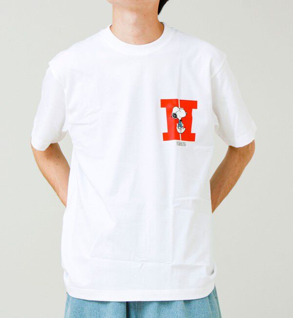 GLOSTER「PEANUTS&times;BEEFY-T クルーネックTシャツ」|Tシャツ・カットソー|