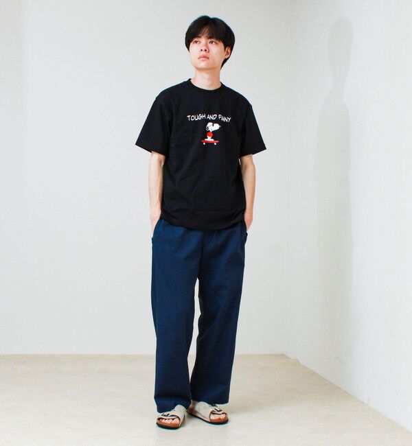GLOSTER「PEANUTS&times;BEEFY-T クルーネックTシャツ」|Tシャツ・カットソー|