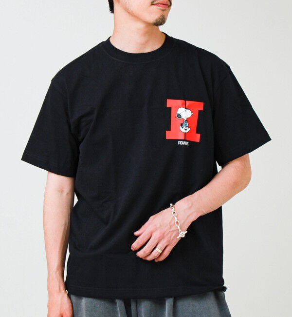 GLOSTER「PEANUTS&times;BEEFY-T クルーネックTシャツ」|Tシャツ・カットソー|
