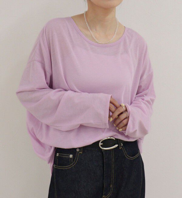 fredy emue「ヘンリー2WAYルーズロンTシャツ」|Tシャツ・カットソー|